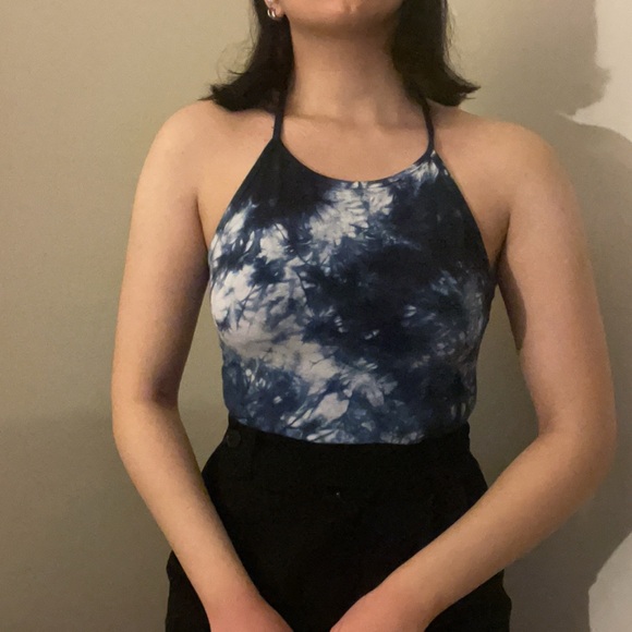 Brandy Melville Tye-Dye Halter Top - Picture 1 of 3